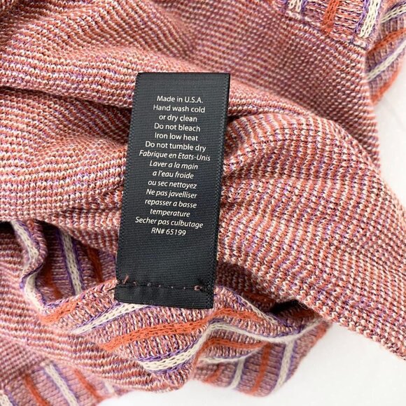 Elizabeth and James striped linen blend dress coverup size small - Picture 10 of 10